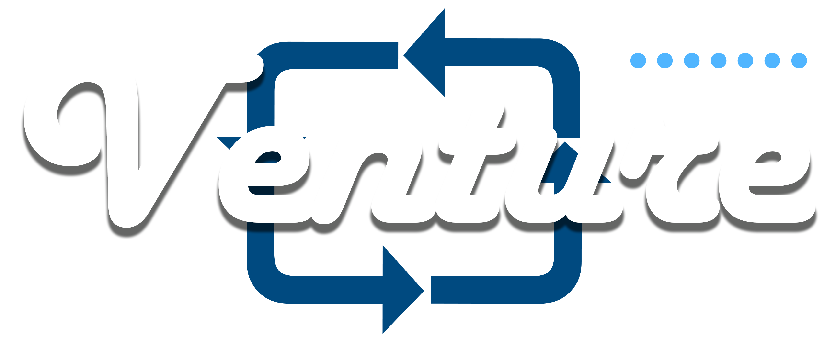 Venture, A Travel Assistant Logo (transparent White)